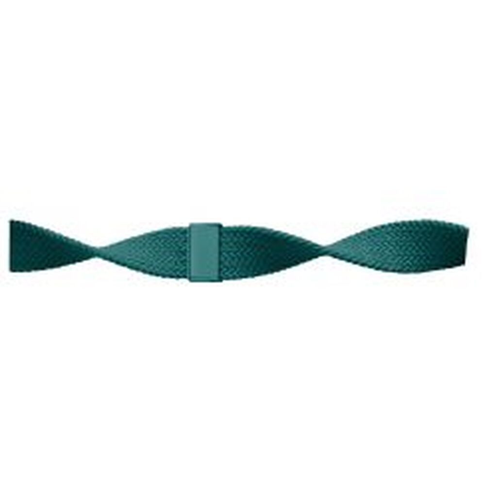 Puro Loop Elasticized Nylon Wristband, Universal, Dark Green