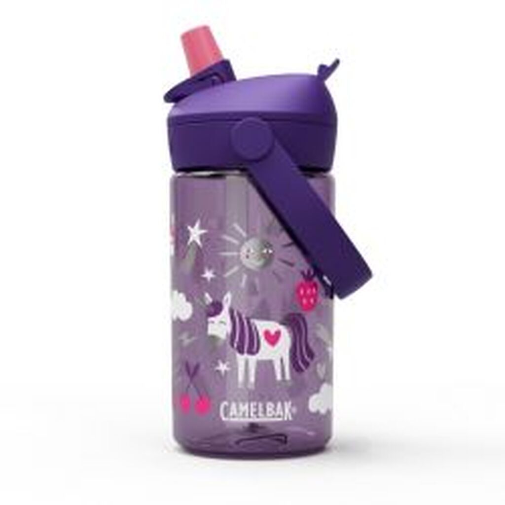 Camelbak Thrive Flip Straw Kids 14oz - Unicorn Party - Str. .4L / 14 oz - Drikkeflaske