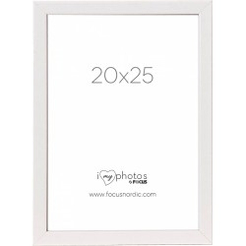 Focus Pop White 20x25 - Ramme
