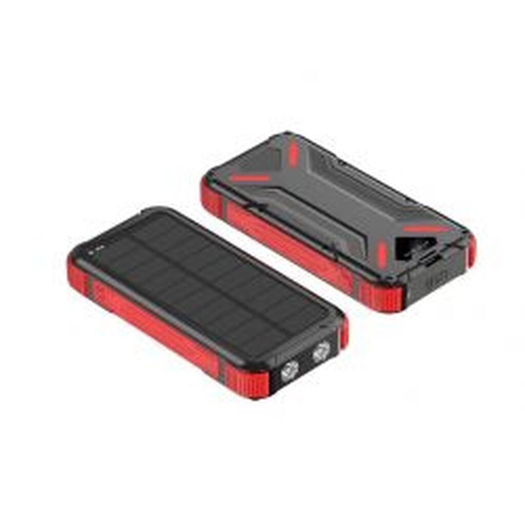 Noname Outdoor powerbank med solcellepanel, 20.000 mAh