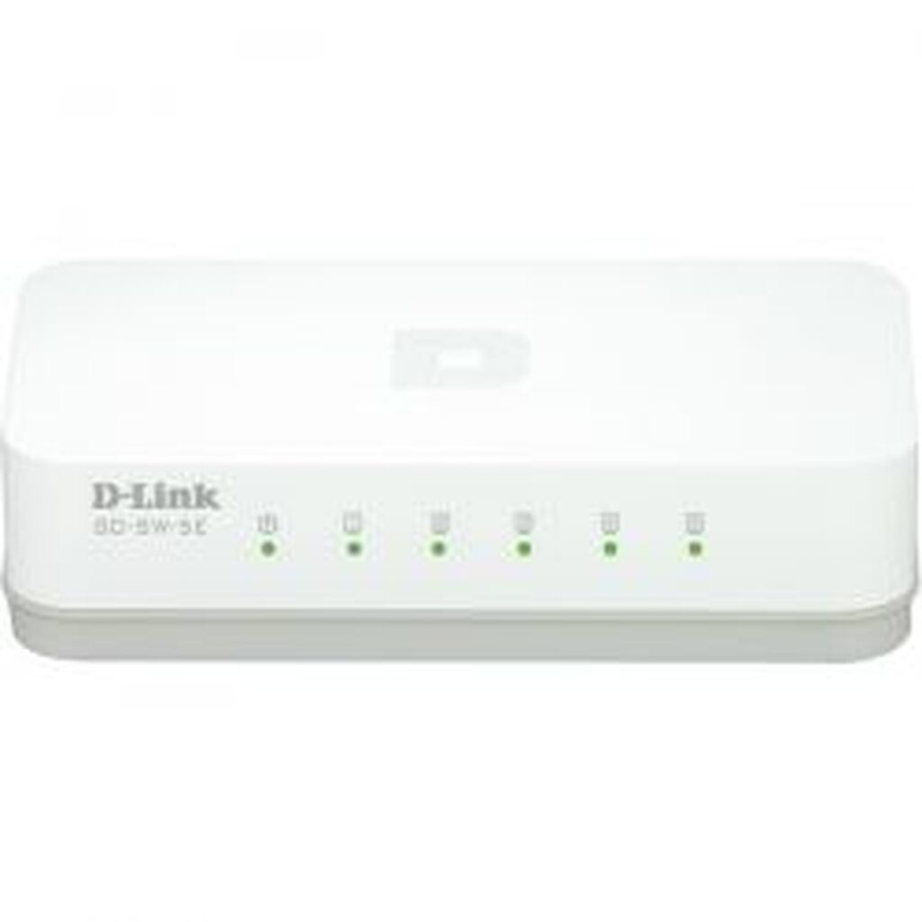 Dlink 5-port Eth. Easy Desktop Switch, 5-port 10/100mbps, White