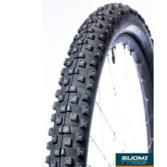 Suomi Tyres Studded Tyre Wxc Piikkisika W384 Tlr 27.5 X 2.6 - Cykeldæk