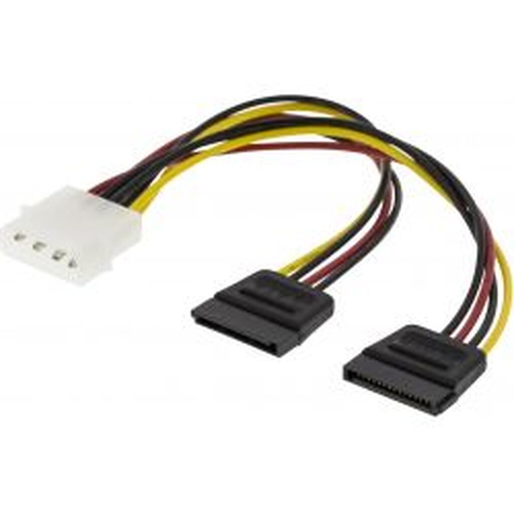 Deltaco Y-power Cable For 2xserial Ata Hard Drives