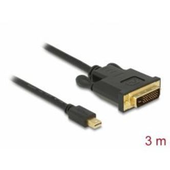 Delock Cable Mini Displayport 1.1 Male &gt; Dvi 24+1 Male 3 M