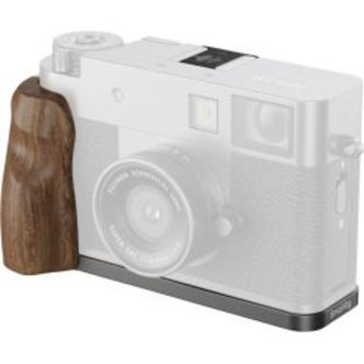 SmallRig 5394 L-Shaped Mount Plate with Wooden Handle for FUJIFILM X half Charcoal Silver
