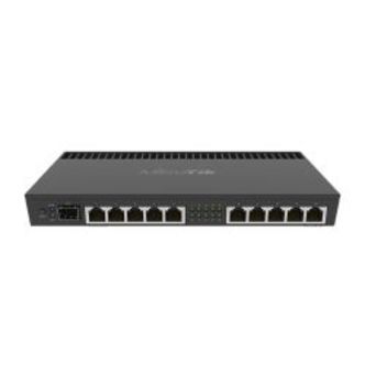 Mikrotik Rb4011igs+rm 10port Gbit Router 1x Sfp+ Poe In/out Black
