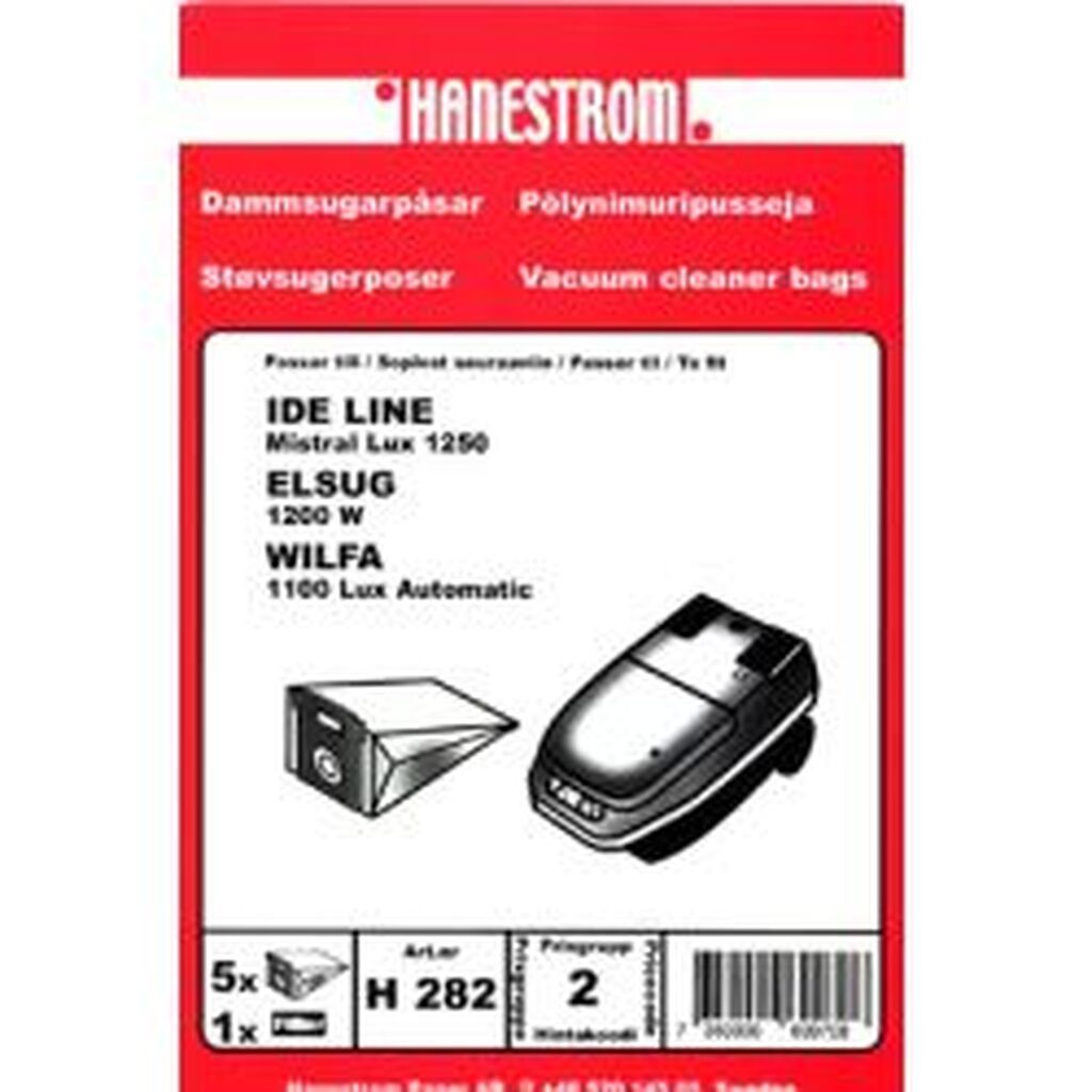 Hanestroem Dustbag To Fit Ide Line Mistral Lux 5p