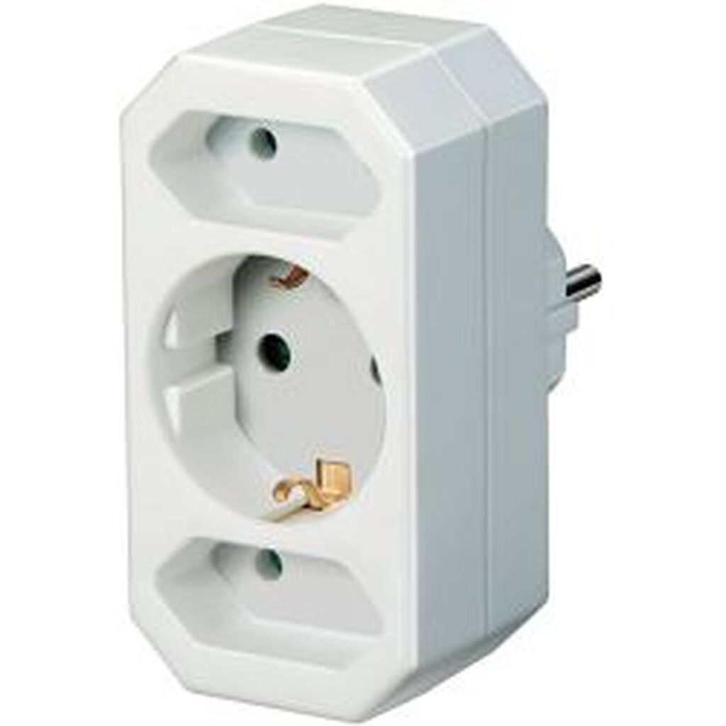 Brennenstuhl Power Strip, 1xcee 7/3, 2xcee 7/16, Cee 7/7, White