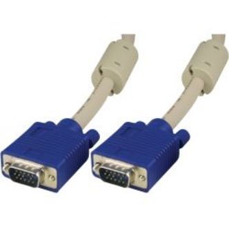 Deltaco Monitor Cable Rgb Hd15ma-ma 1m, Pin-pin, Without Pin 9