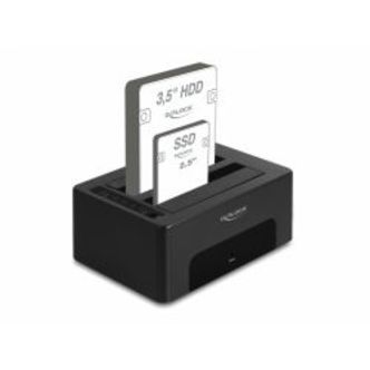 Delock Dual Docking Station For 2 X Sata Hdd / Ssd