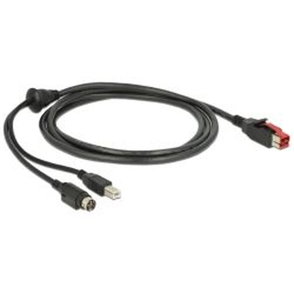 Delock Poweredusb Cable 24 V&gt; Usb Typeb + Hosiden Minidin 3pin - Ledning