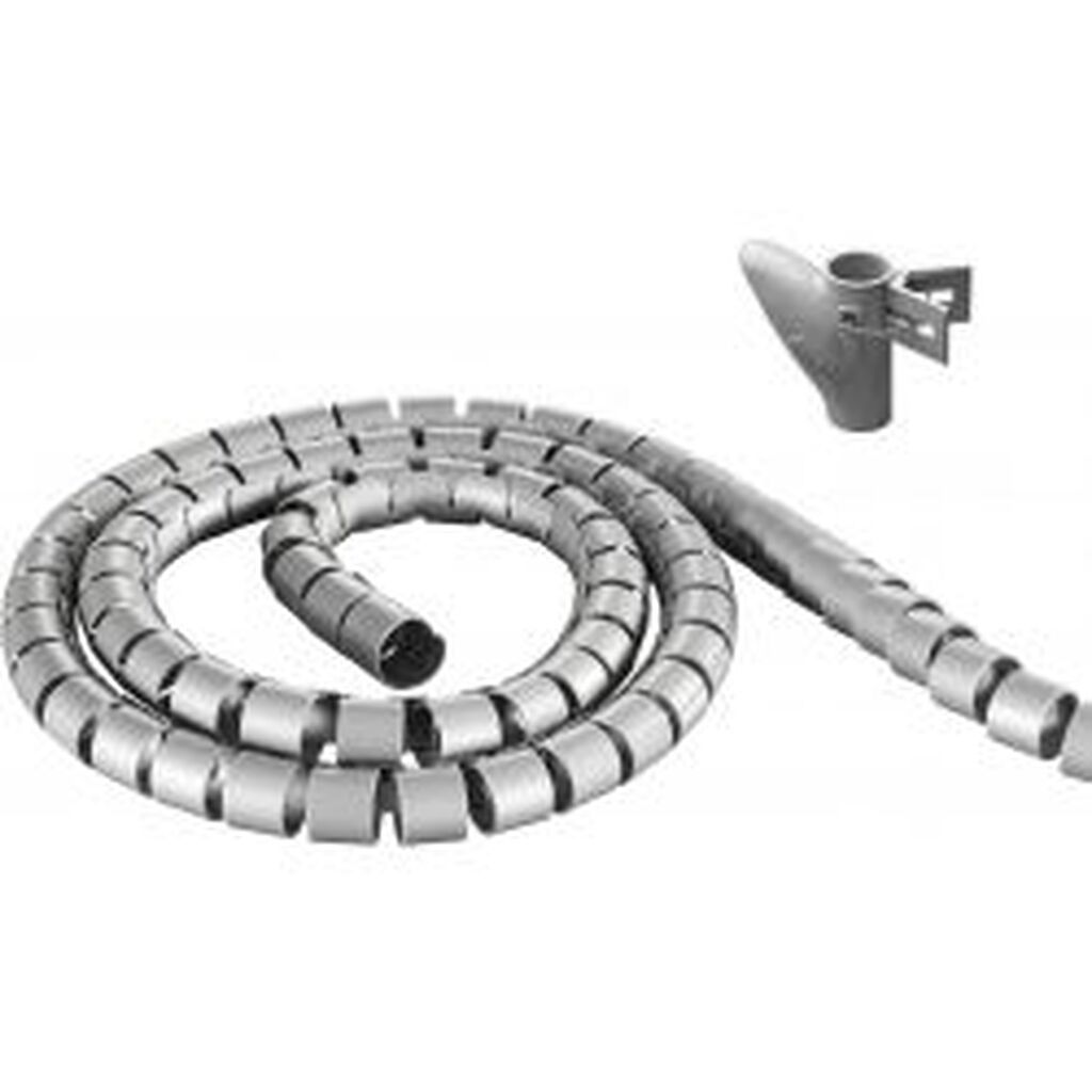Deltaco Nylon Wire Tube, 25mm Diameter Tool Included, 2.5m, Silver