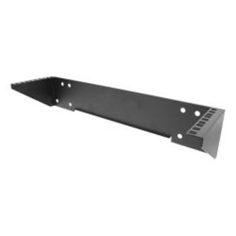 Deltaco 19 Vertical Wall Bracket, 3u, Max 60kg, Steel Construction