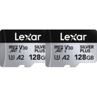 Lexar microSDXC Silver Plus 1066x UHS-I/U3/A2/4K R205/W150 (V30) 128GB - 2pack