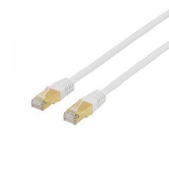 Deltaco S/ftp Cat7 Patch Cable With Rj45, 1.5m, 600mhz, Lszh, White