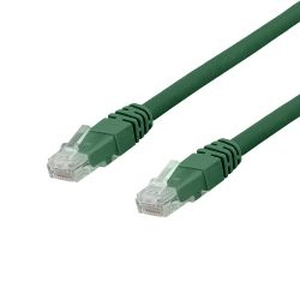 Deltaco U/utp Cat6a Patch Cable, Lszh, 20m, Green