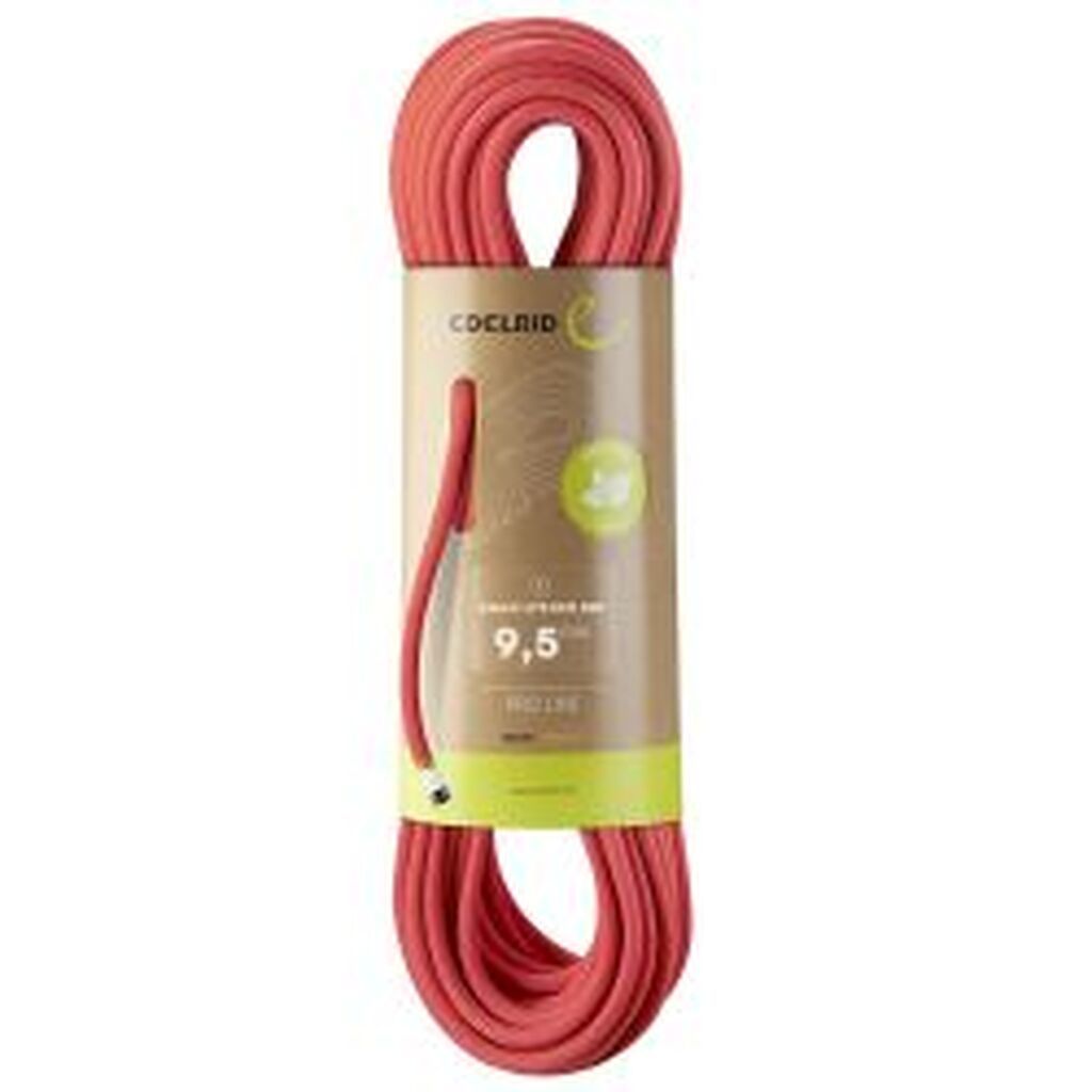 Edelrid Eagle Lite Eco Dry 9,5mm - 80 M - Neon Coral - Str. Pcs - Reb