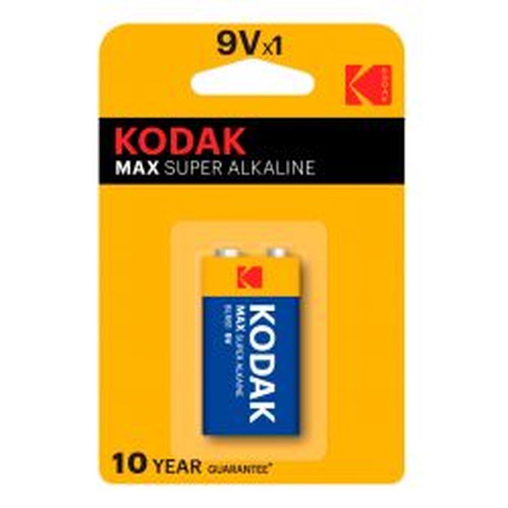 Kodak Max Alkaline 9v Battery (1 Pack)