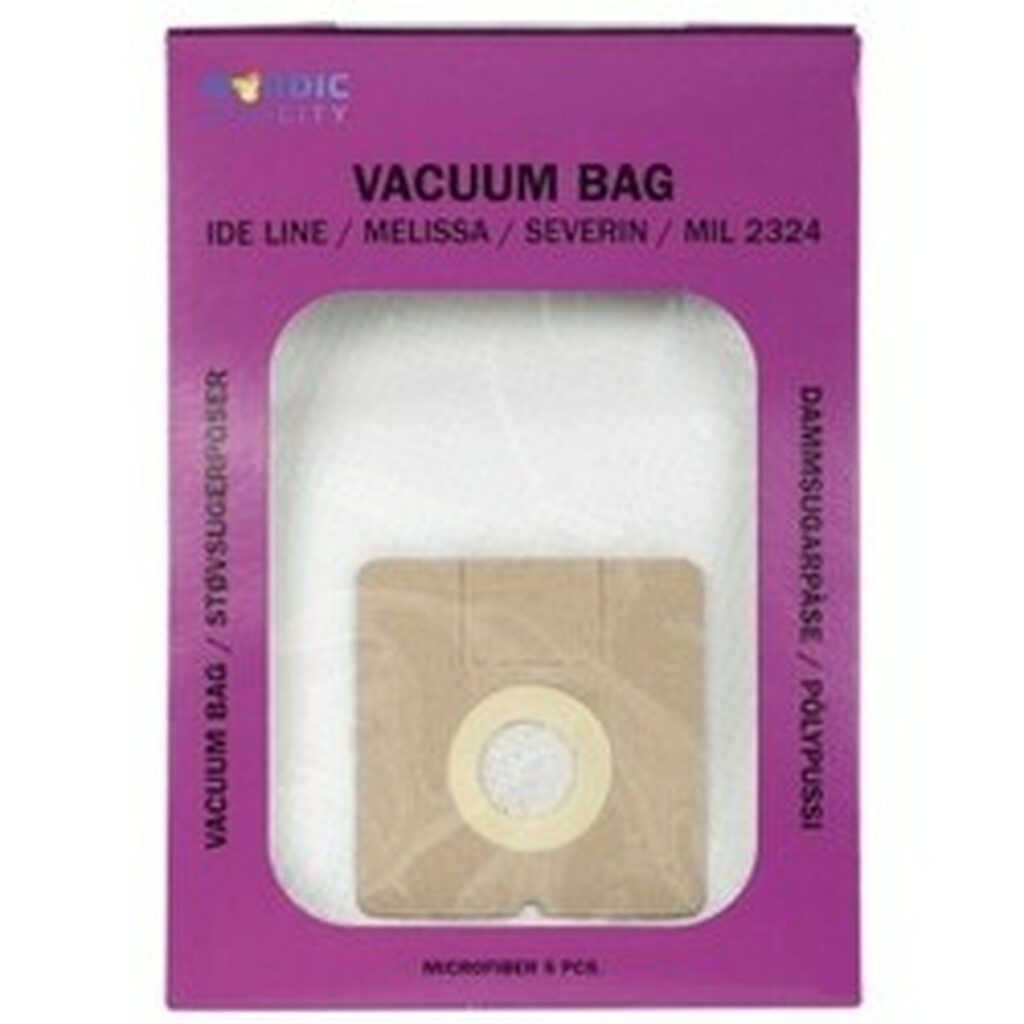 Nq Vacuum Mil 2324 Støvsugerposer, 5 Stk. - Diverse