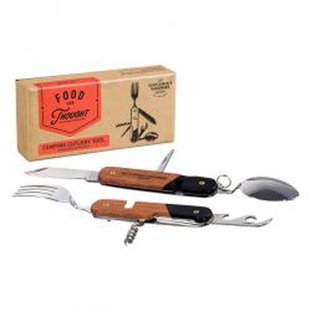 Gentlemen's Hardware Camping Cutlery Tool Wood - Multitool