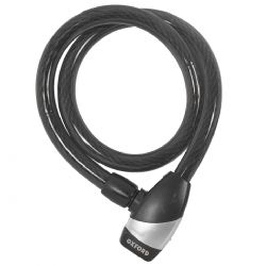 Oxc Oxford Kabellås Hoop 15 Sort 0.8m X 15mm - Cykellås