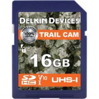 Delkin Trail Cam SDHC (V10) R100/W30 32GB (NEW) - Hukommelseskort