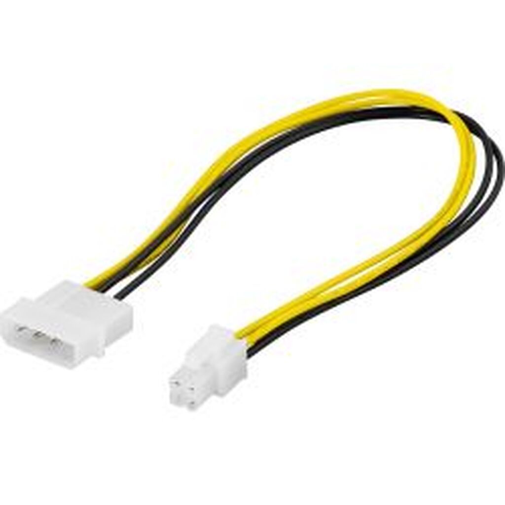 Deltaco Adapter Cable 4-pin To Atx12v(p4), 30cm