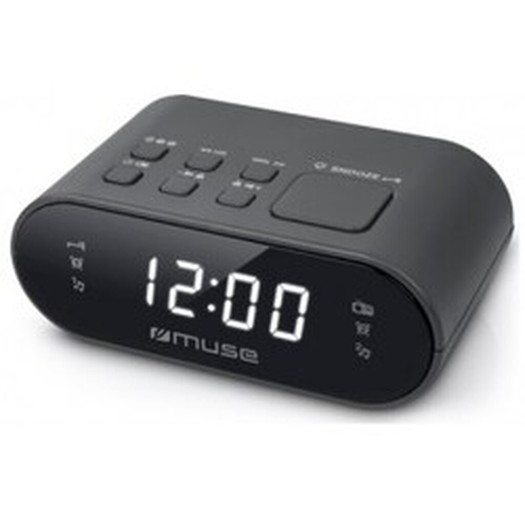 Muse M-10cr Clock Radio Fm Black - Radio