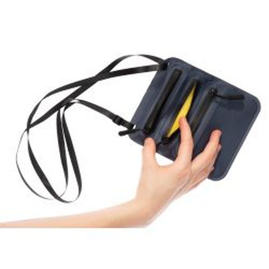 Cocoon Secret Neck Wallet,19x16 Cm,navy/yellow - Pengekat