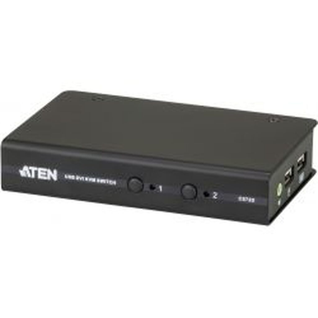 Aten Kvm Switch 1 Console Controls 2 Cpus Dvi Usb 1920x1200