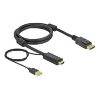 Delock Hdmi To Displayport Cable 4k 30 Hz 2 M