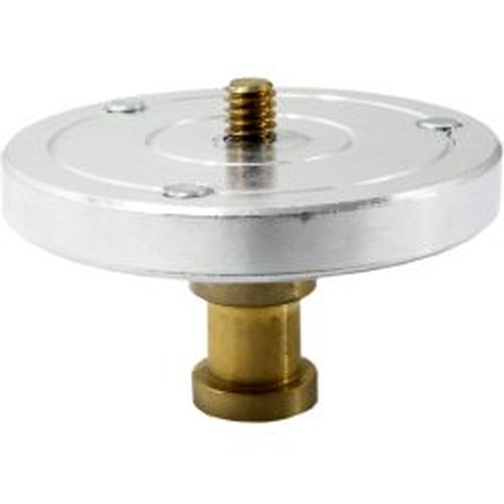 Kupo KS-024 1/4-20 Threaded Mounting Plate with Baby 5/8 (16mm) Stud - Support rigs & cages