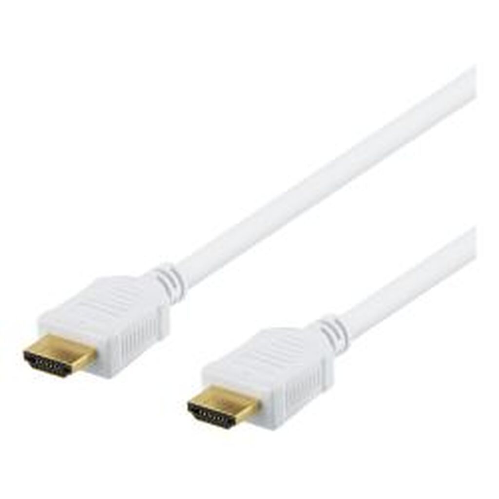 Deltaco High-speed Premium Hdmi Cable, 1.5m, Ethernet, 4k Uhd, White
