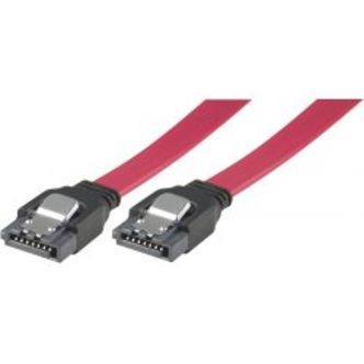 Deltaco Sata/sas Cable, Lock-clip, Straight-straight, 0.5m - Ledning