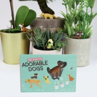 Gift Republic Plant Figurines Adorable Dogs - Diverse