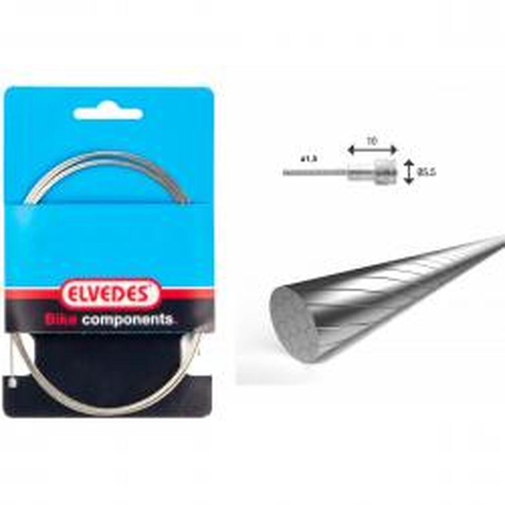 Bremsewire 1Ã19 ø1,5/2000mm ø5,5Ã10 Slick - Cykelreservedele
