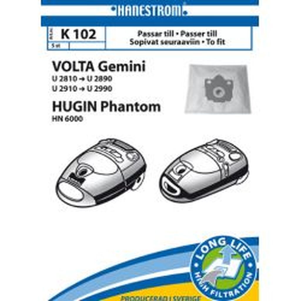 Hanestroem Vacuum Cleaner Bags K102