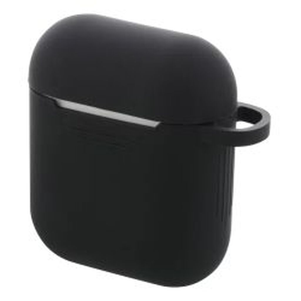 Deltaco Airpods Silicon Case, Black - Opbevaring