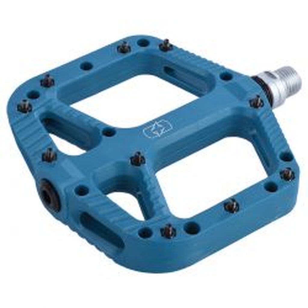 OXC Loam 20 Nylon Flat Pedals blå - Cykelpedal