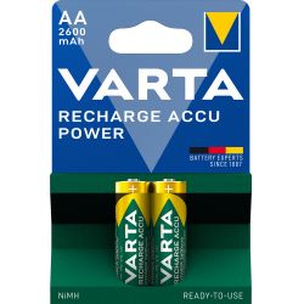 Varta Recharge Charge Accu Power Aa 2600mah 2 Pack - Batteri