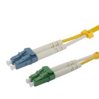Deltaco Os2 Fiber Cable, Lc - Lc, Duplex, Upc/apc, 0,5m