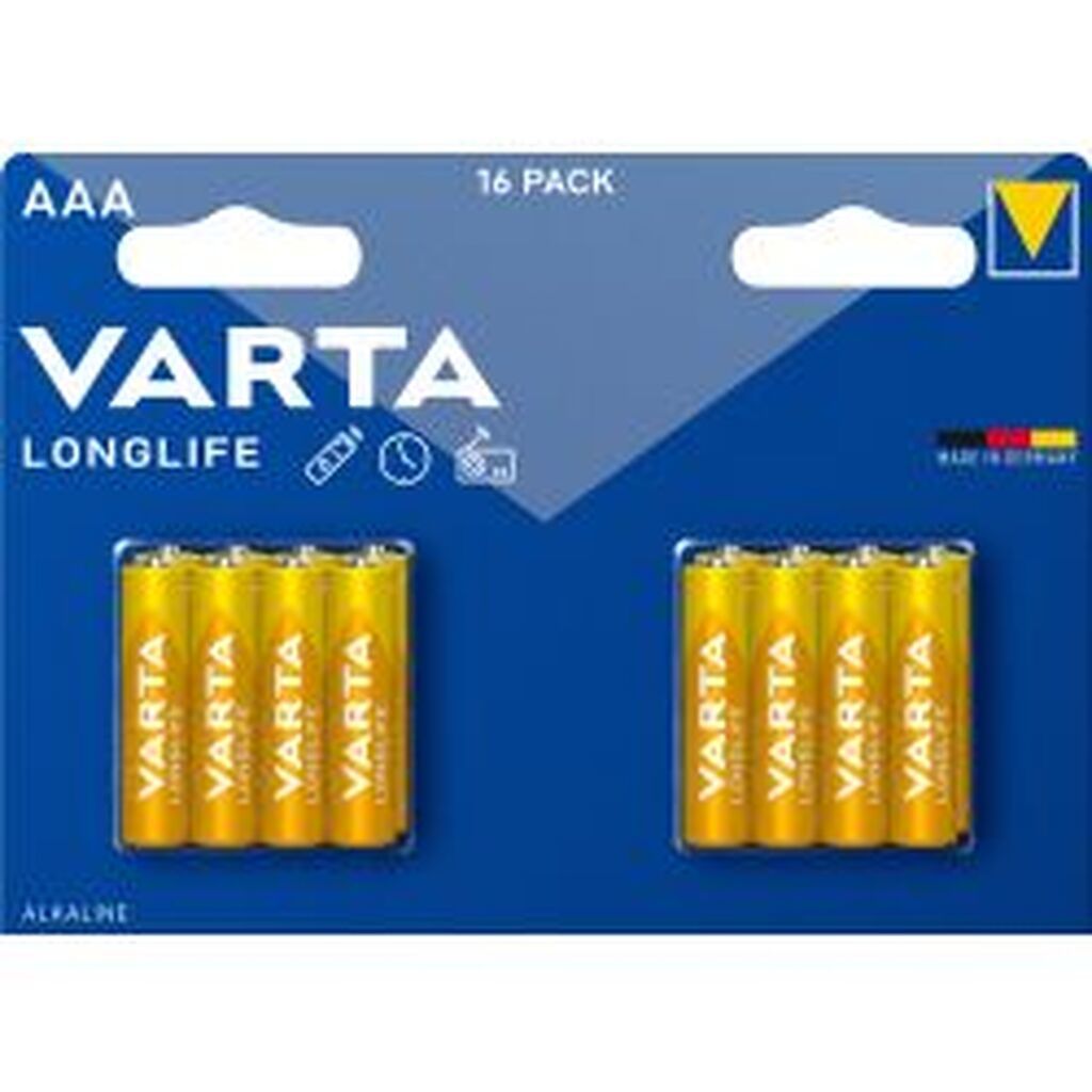 Varta Longlife Aaa 16 Pack (ch) - Batteri