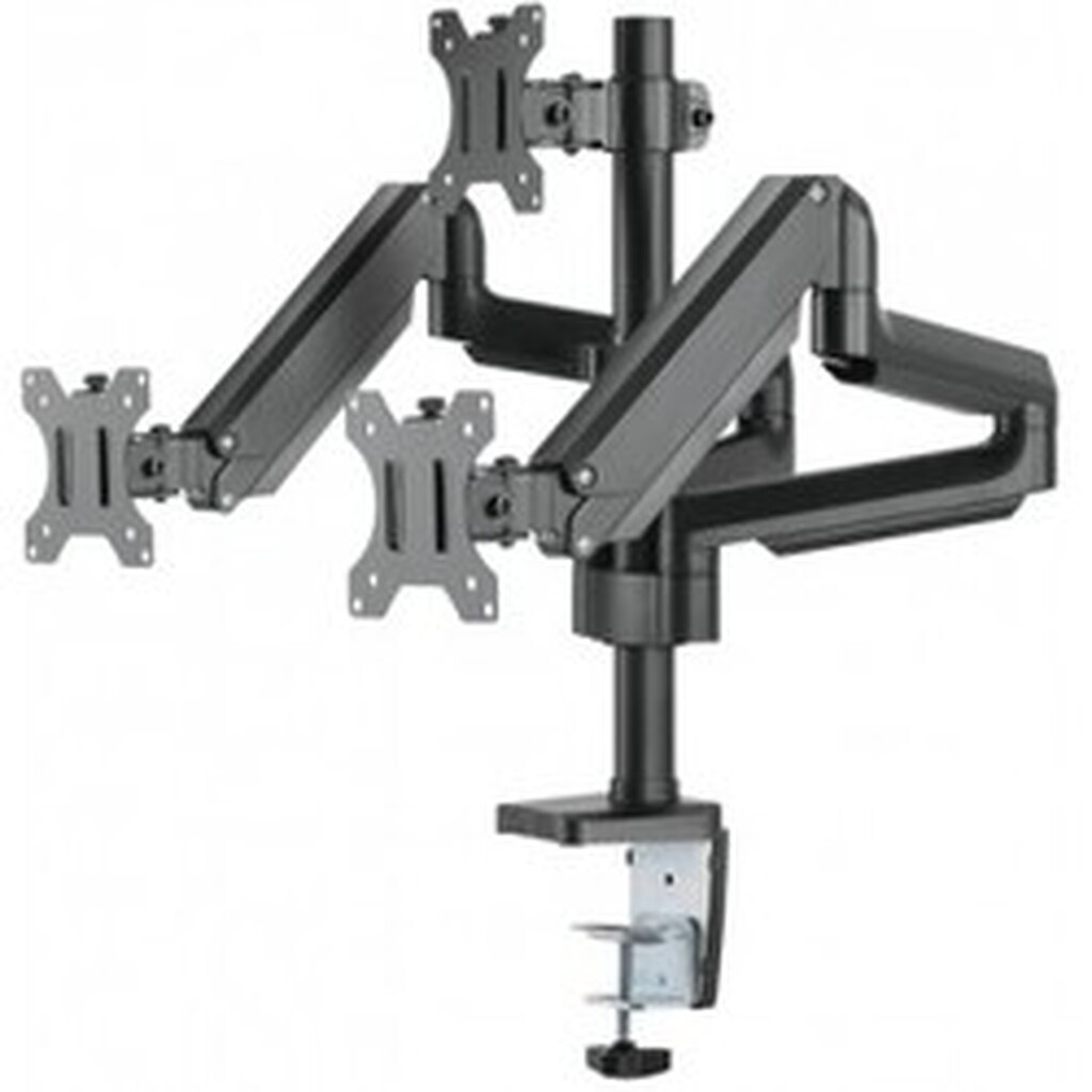 Triple monitor arm, gasfjeder, 17-27, 1,5-8kg - Gasblus