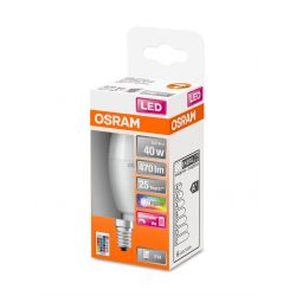 Ledvance Led Star+ Rgbw Remote Kerte 40w/827 Mt E14 Dim - C