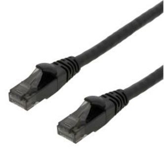 Deltaco U/utp High Flex Cat6, Patch Cable, 3m, Tpe, Black