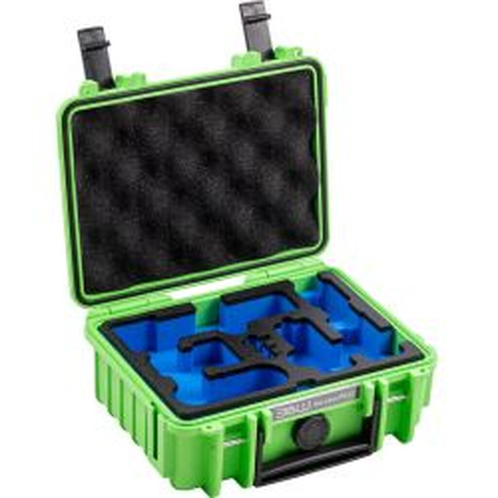 B&W Outdoor Cases BW Outdoor Case Type 500 for DJI Osmo Pocket 3 Creator Combo, Green