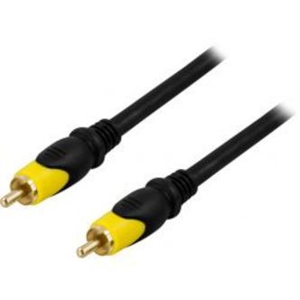 Deltaco Composite Video Cable, 1xrca Ma - Ma, 10m
