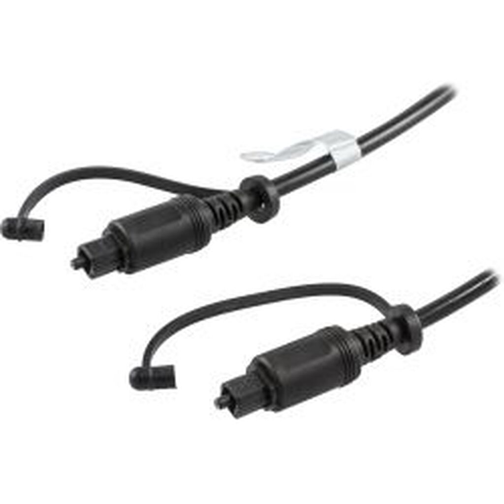 Deltaco Digital Fiber Cable Audio, Toslink-toslink, 1m