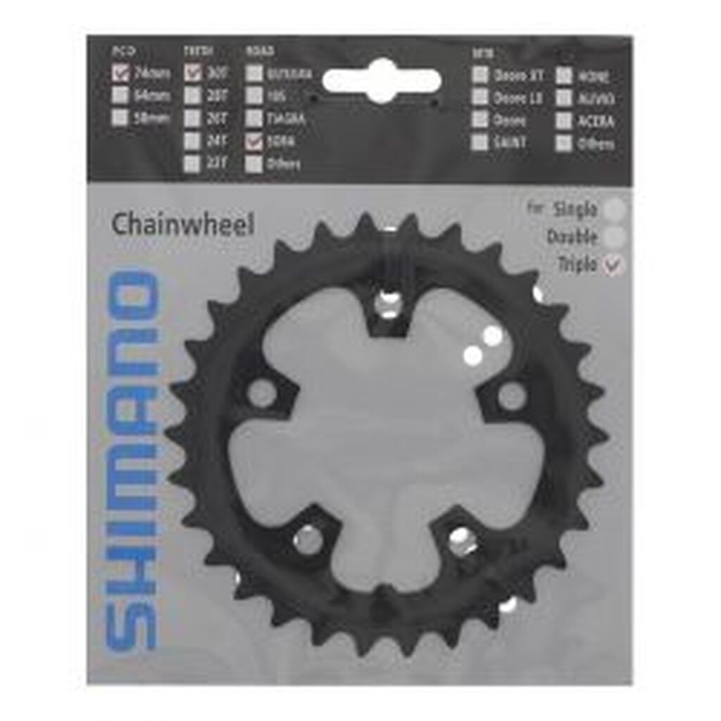 Shimano Klinge 30t Fc-3503 74mm Sort 10-sp - Cykel klinge