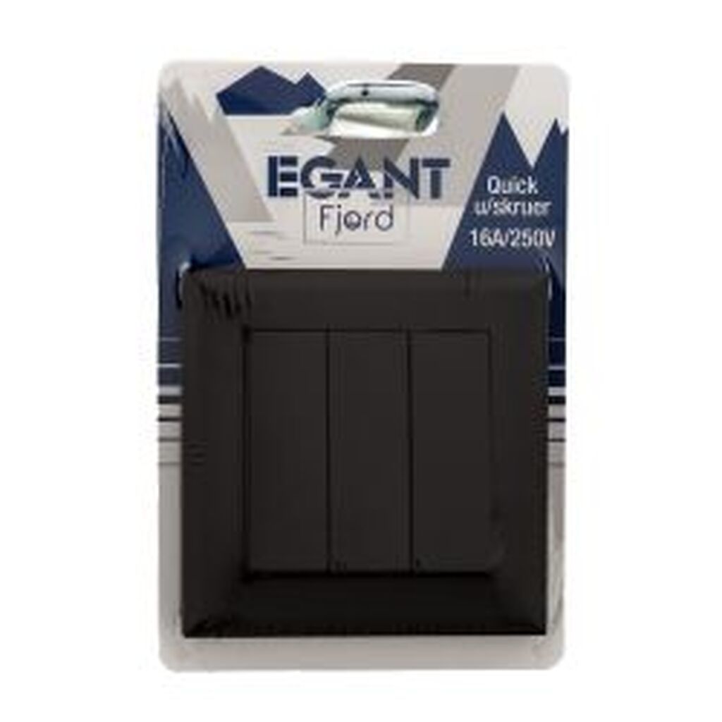Egant Switch Flush 3x1-pole
